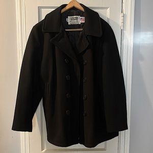 Wool Pea Coat by Schott NYC